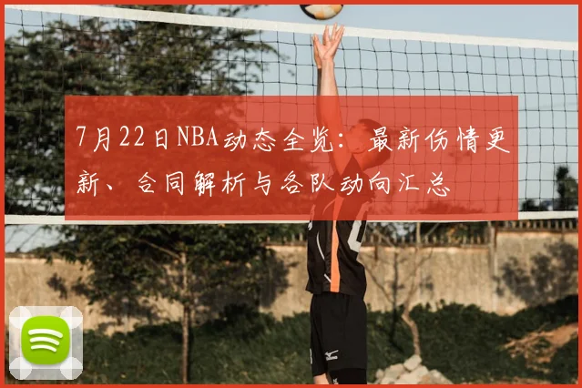 7月22日NBA动态全览:最新伤情更新、合同解析与各队动向汇总
